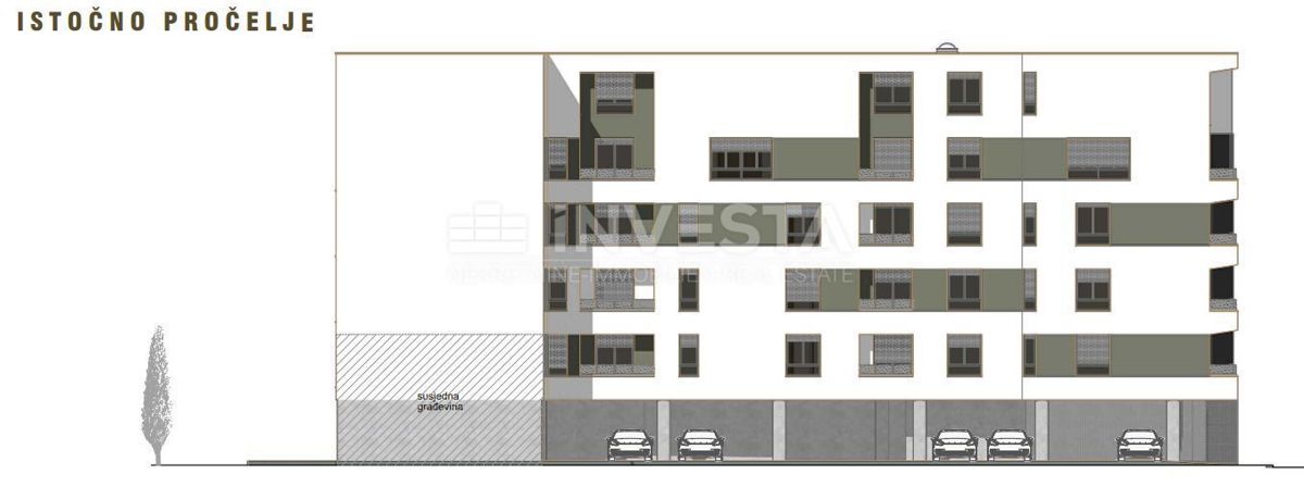 Pula, Center, dupleks stanovanje v 4. nadstropju 127,92 m2, 4s+db, novogradnja