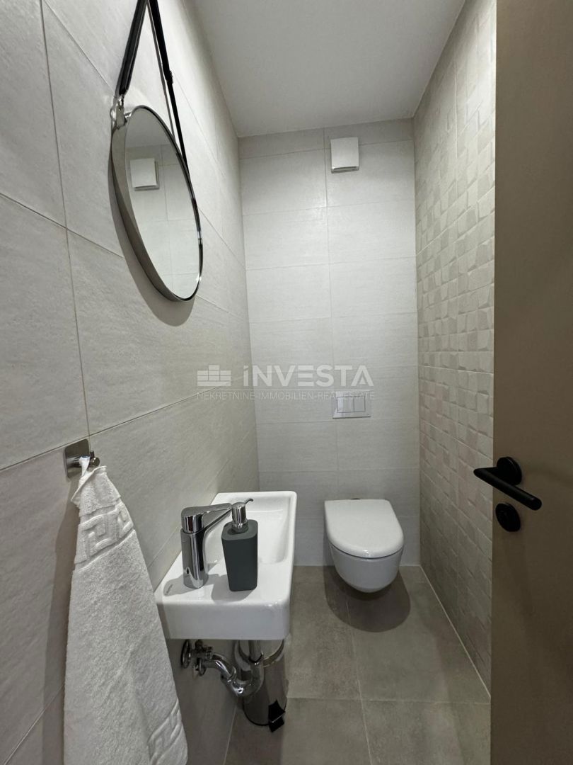 Okolica Poreča, stanovanje v 1. nadstropju novogradnje, 96 m2, pogled na morje