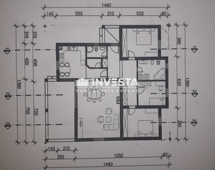 Barban, stavbno zemljišče z gradbenim dovoljenjem, 2128 m2