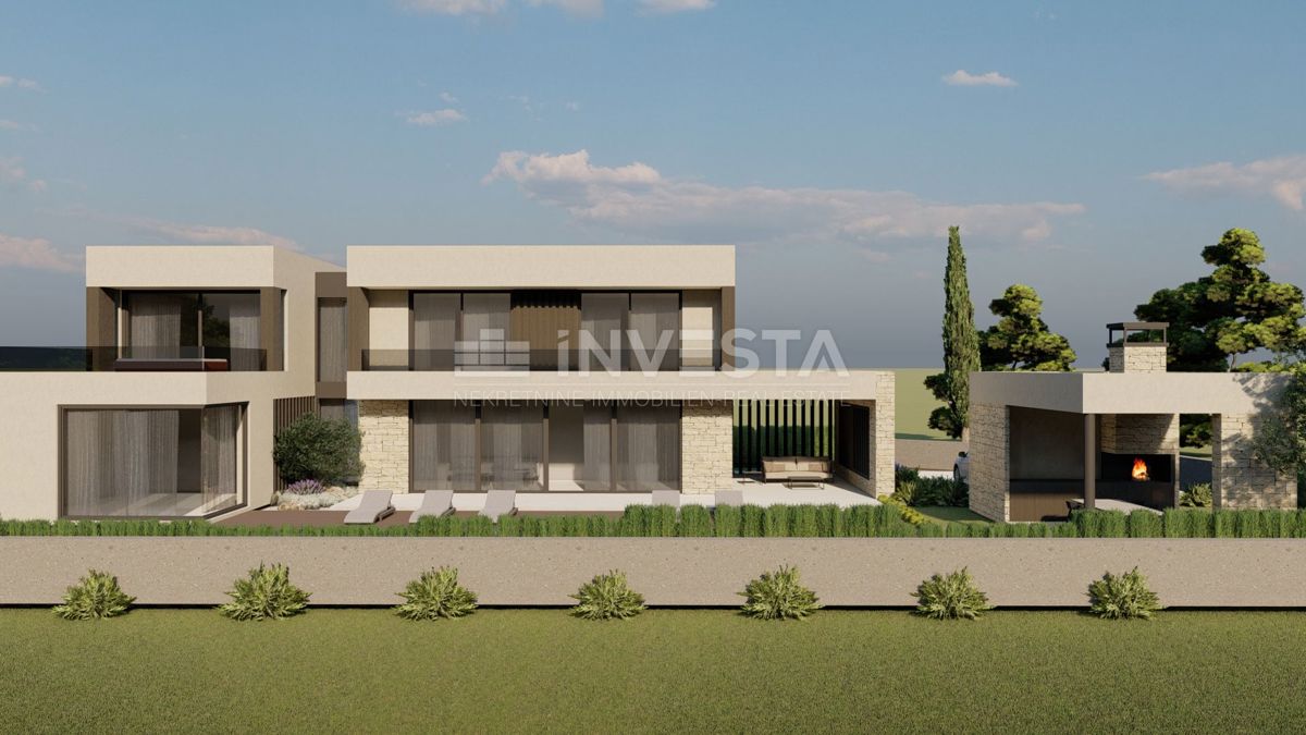 Razkošna moderna vila z ogrevanim bazenom