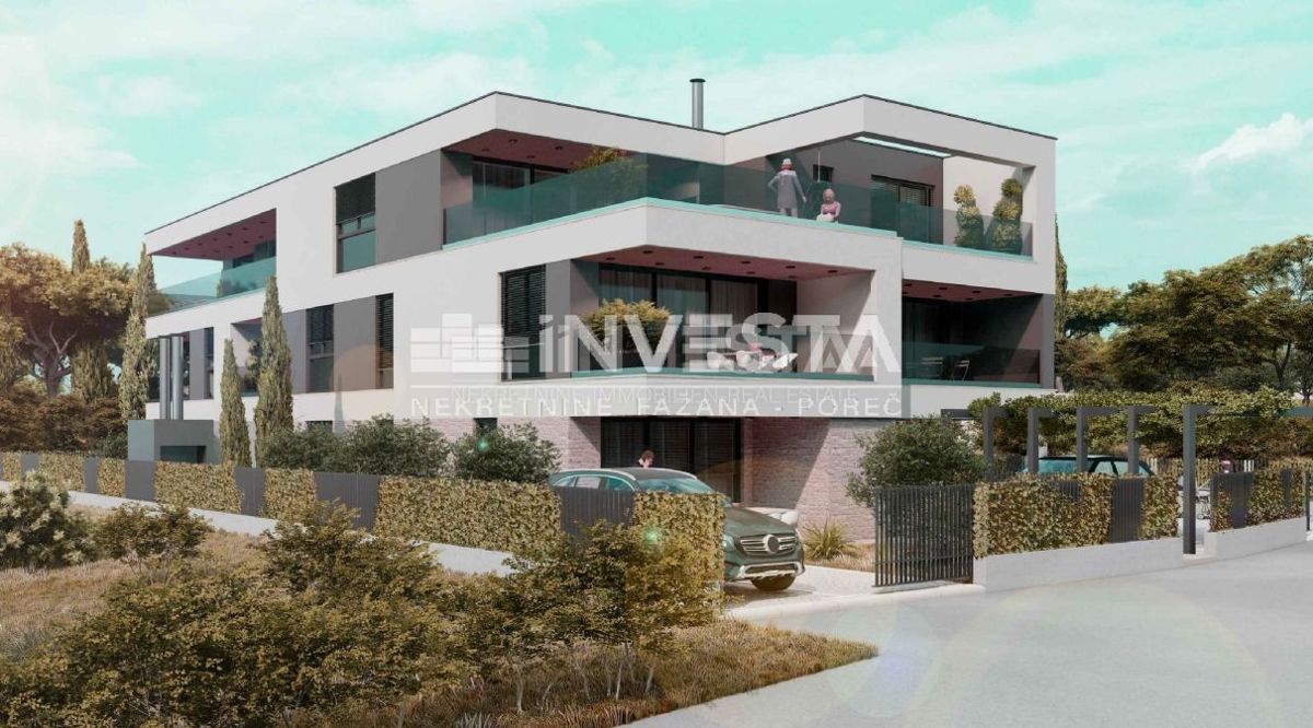 Pula Šijana, stan s 3 spalnicami, 2. nadstropje, nova gradnja, parkirišče in garaža