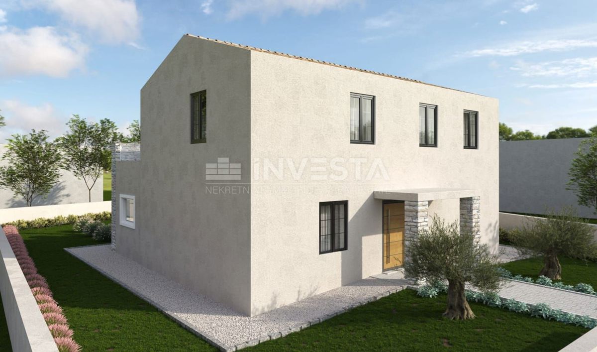 Okolica Vrsarja, vila v gradnji z bazenom, 144 m2, 3 ss