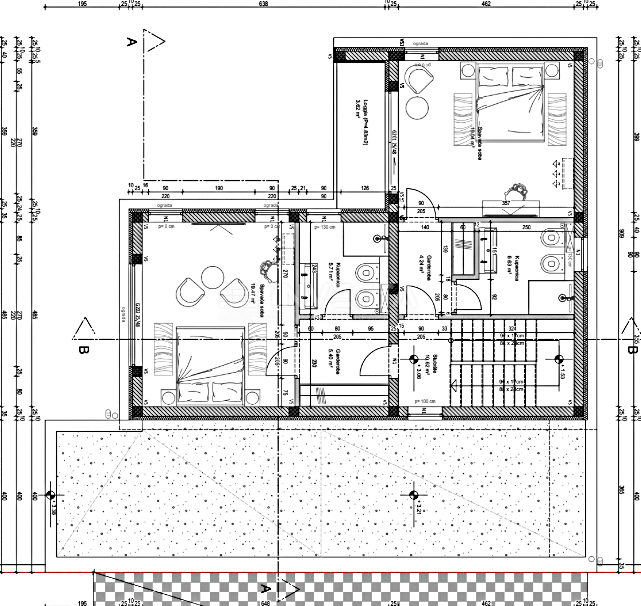 Moderna vila z garažo in bazenom, le 200 m od morja