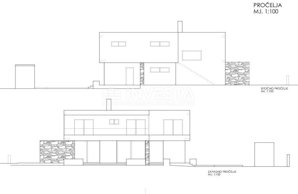 Okolica Svetvinčenta, Moderna vila z bazenom, novogradnja