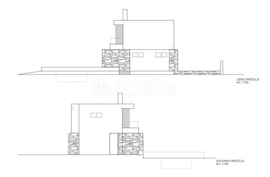 Okolica Svetvinčenta, Moderna vila z bazenom, novogradnja