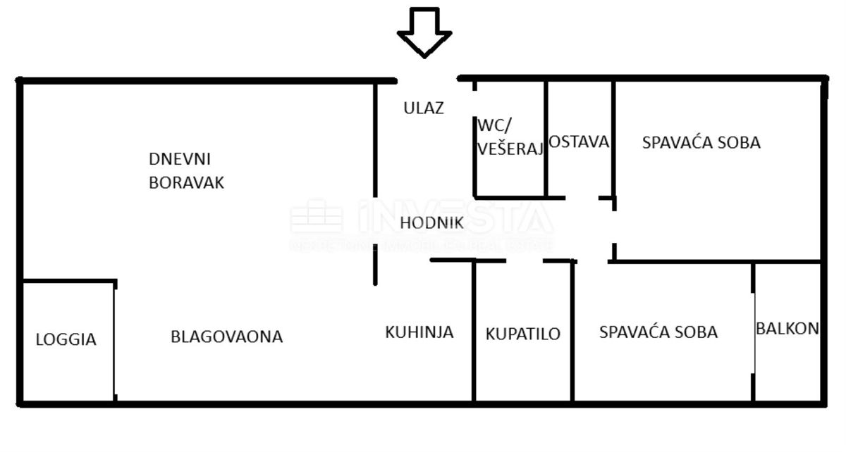 Stanovanje Stoja, Pula, 75,84m2