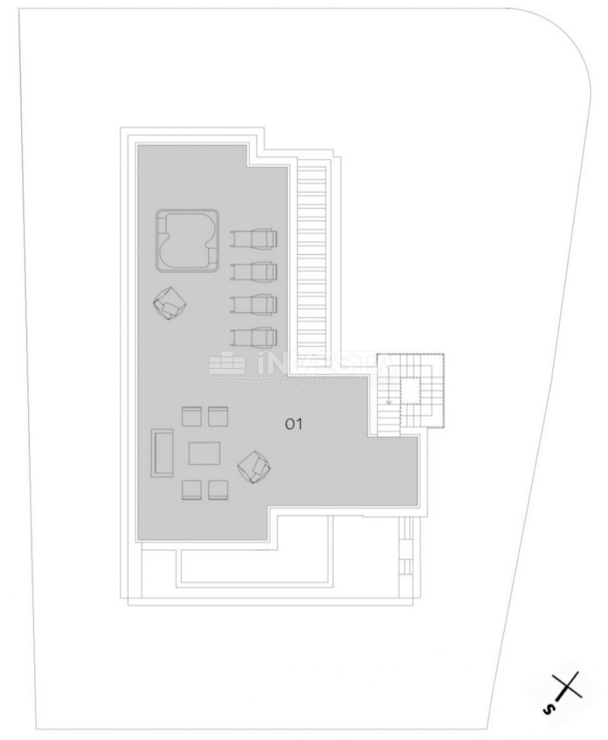 Medulin, sodobna vila s bazenom, blizu morja