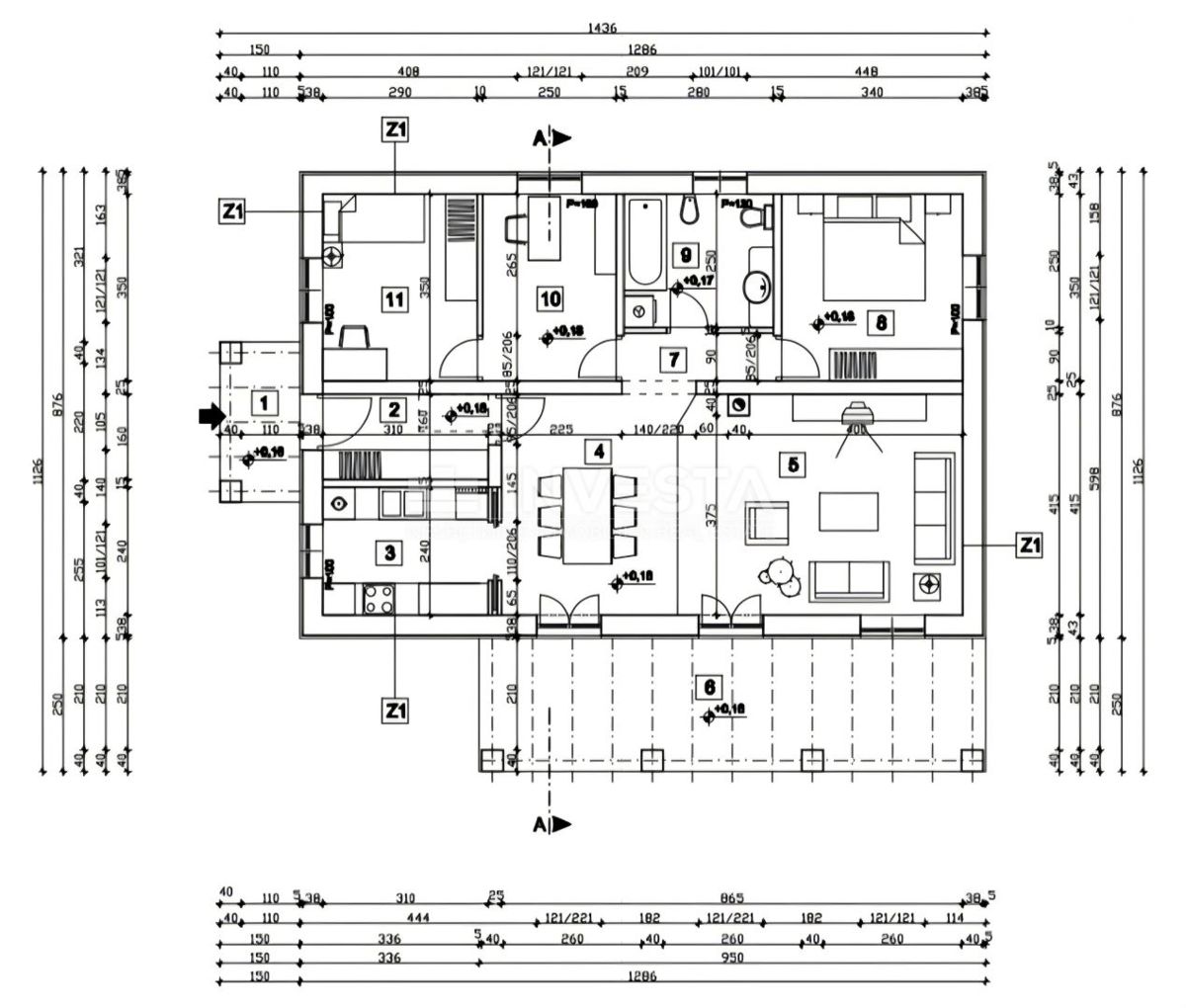 Velika posest z gradbenim dovoljenjem za hišo v okolici Pazina