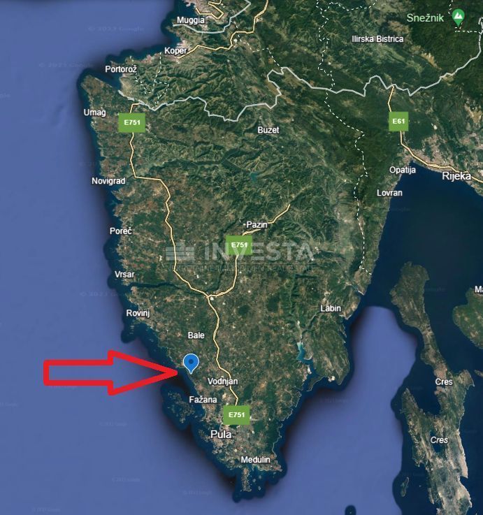 Mlad oljčni nasad v Peroju, 500 metrov od plaže!