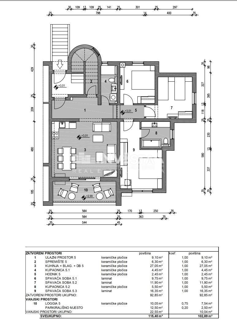 Barbariga, Prostoren apartma s teraso in pogledom na morje, blizu plaže