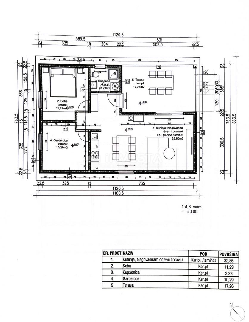 Hiša Rakalj, Marčana, 90m2