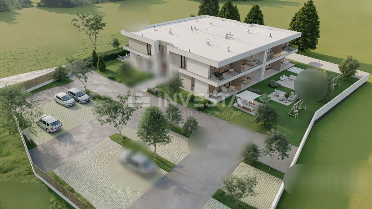 Stanovanje v prvem nadstropju nove gradnje - okolica Rovinja