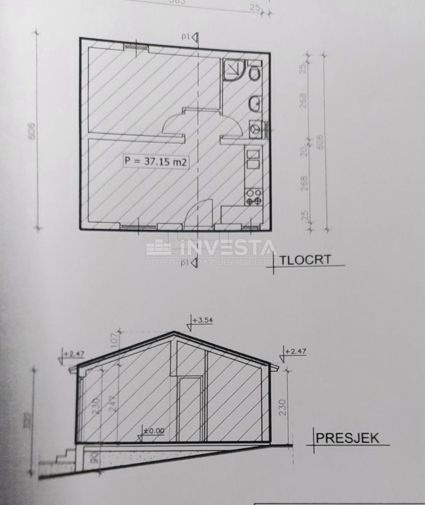 Občina Marčana – nova počitniška hiša 80 m od morja