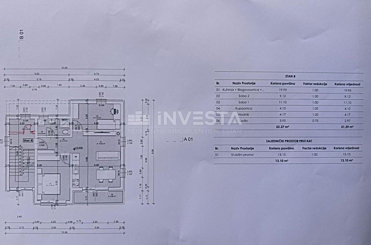 Moderno stanovanje v novogradnji z 2 spalnicama