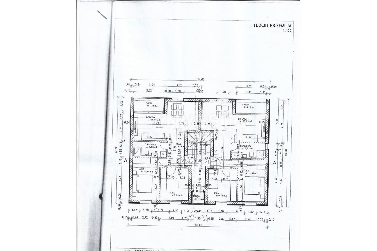 Poreč okolica, stanovanje 55,33 m² v pritličju, novogradnja