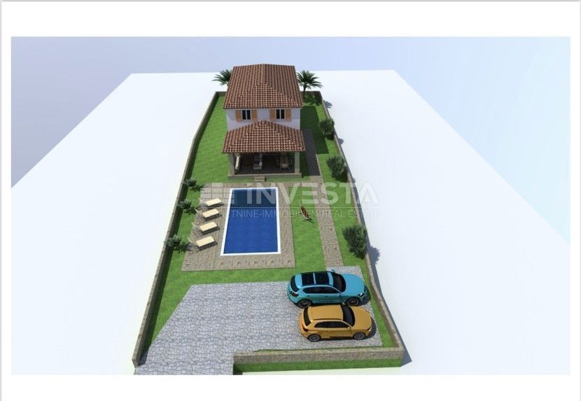 Okolica Barbane, zazidljivo zemljišče s projektom