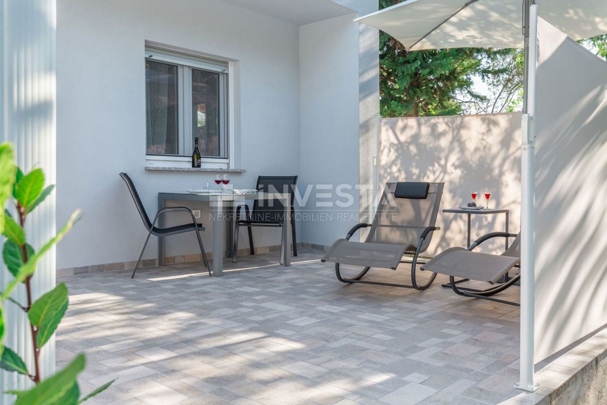 Fažana - 350 m od plaže - pritličje s 4 apartmaji