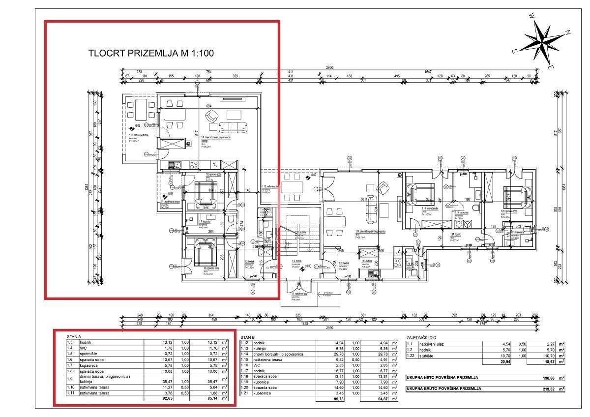 POREČ, ISTRA STANOVANJE V IZGRADNJI 85 M2 S 147 M2 VRTA, PRIBLIŽNO 800 M OD MORJA (LETALSKA PLANIJA)