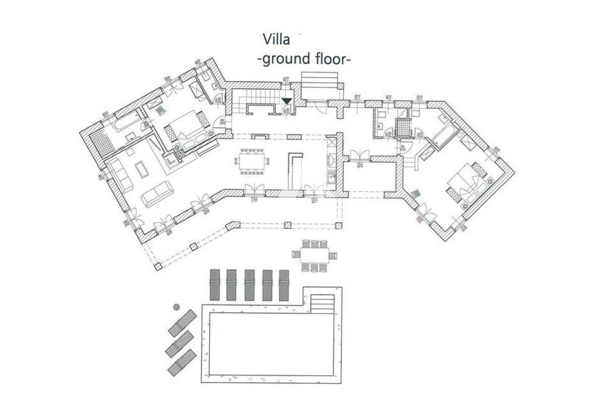 Istra, Sveti Lovreč - Rustikalna vila z bazenom in čudovitim vrtom