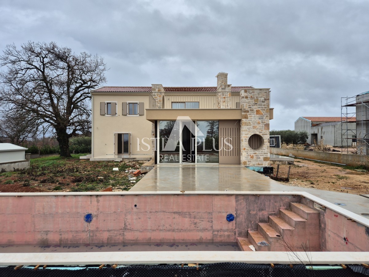 Istra, območje Poreča - Nova luksuzna vila s pogledom na morje - idejni projekt, visokokakovostna gradnja