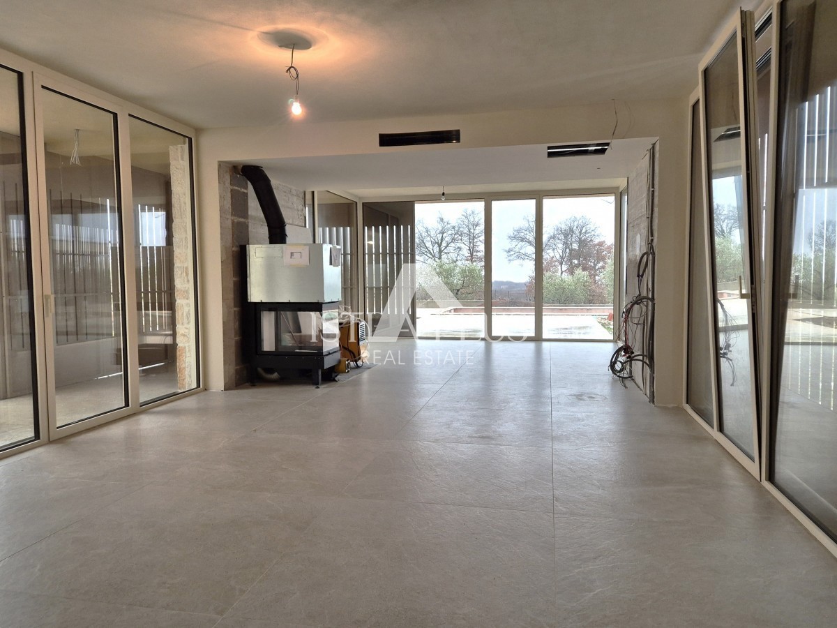 Istra, območje Poreča - Nova luksuzna vila s pogledom na morje - idejni projekt, visokokakovostna gradnja