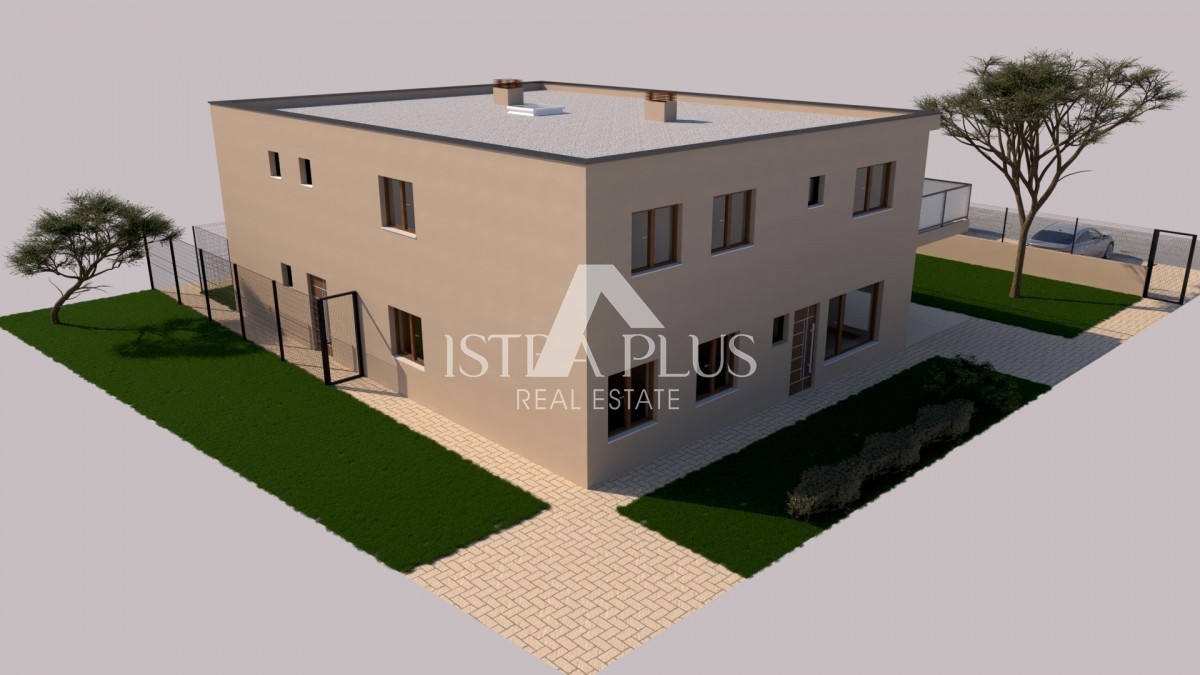 Poreč, predelna stena, odlična lokacija! Stanovanje z 2 spalnicama in zasebnim vrtom velikosti 95 m²