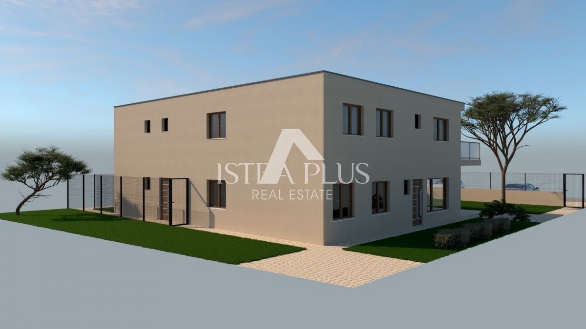 Poreč, predelna stena, odlična lokacija! Stanovanje z 2 spalnicama in zasebnim vrtom velikosti 95 m²