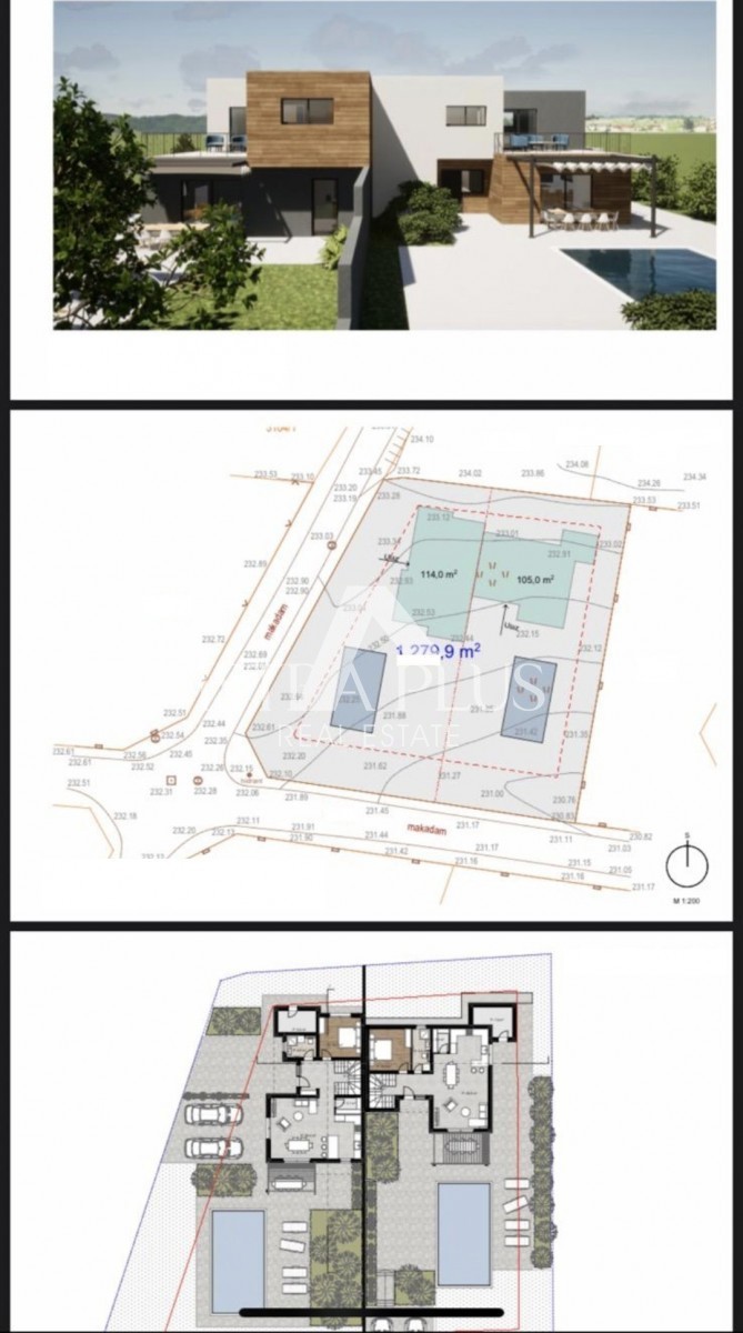 Ta postavitev predstavlja popolno ravnovesje med praktičnostjo in razkošjem, z veliko prostora za družino in goste ter poudarkom na odprtem prostoru in povezovanju z naravo.  Moderna in kvalitetna zasnova nove hiše s poudarkom na udobju in sodobnih t