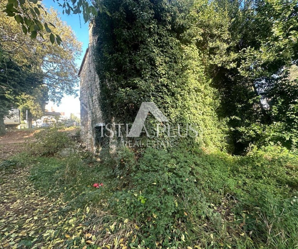 Istra, Tar-Vabriga - dve kamniti hiši za adaptacijo na veliki gradbeni parceli z investicijskim potencialom