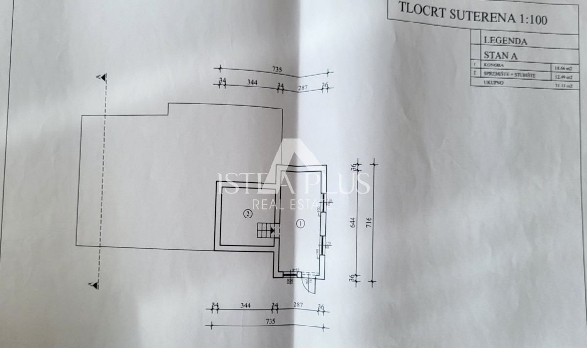 Hiša z dvema apartmajema - okolica Poreča