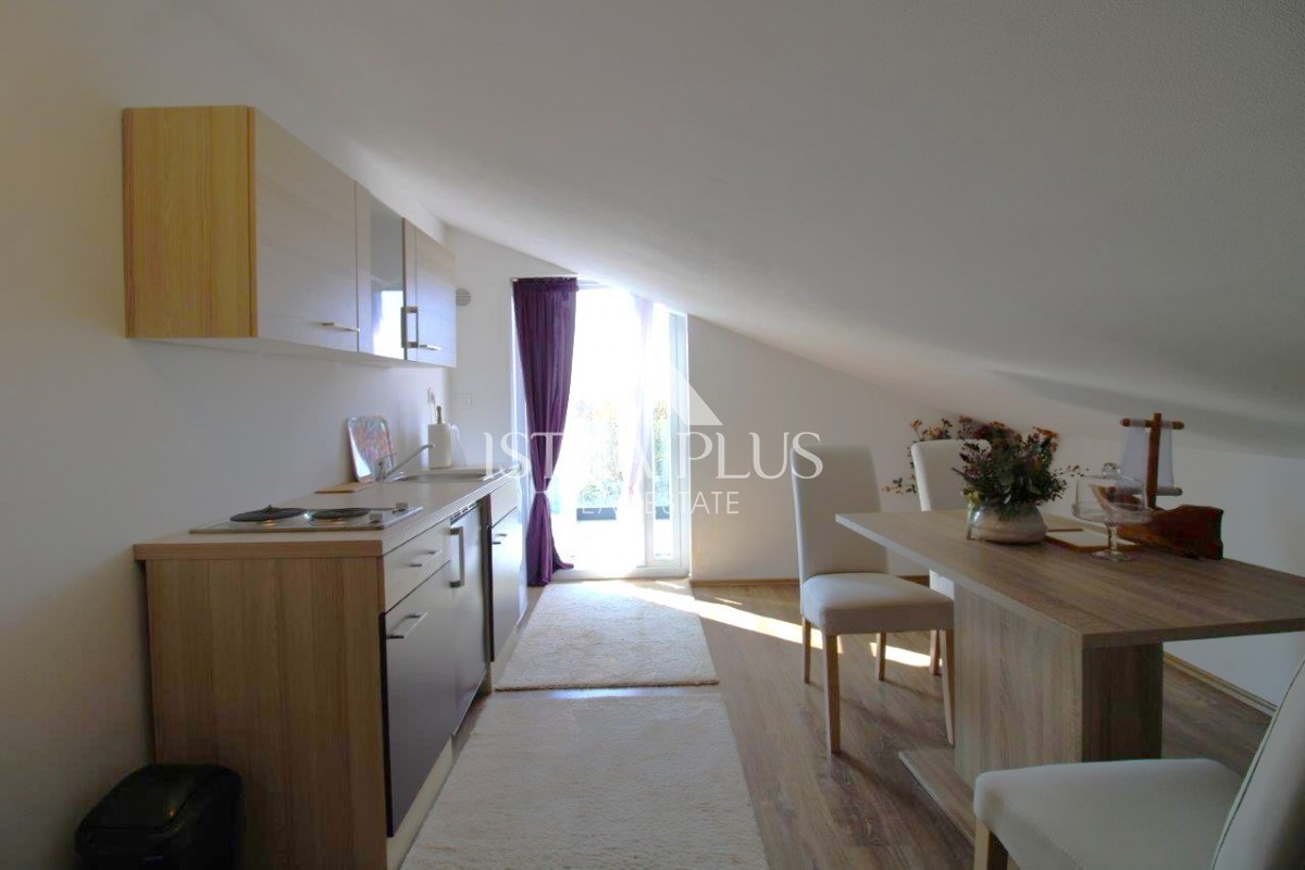 Istra, Poreč 5km - Družinska hiša, zadnja v vrsti z lepim dvoriščem + dodatno stanovanje