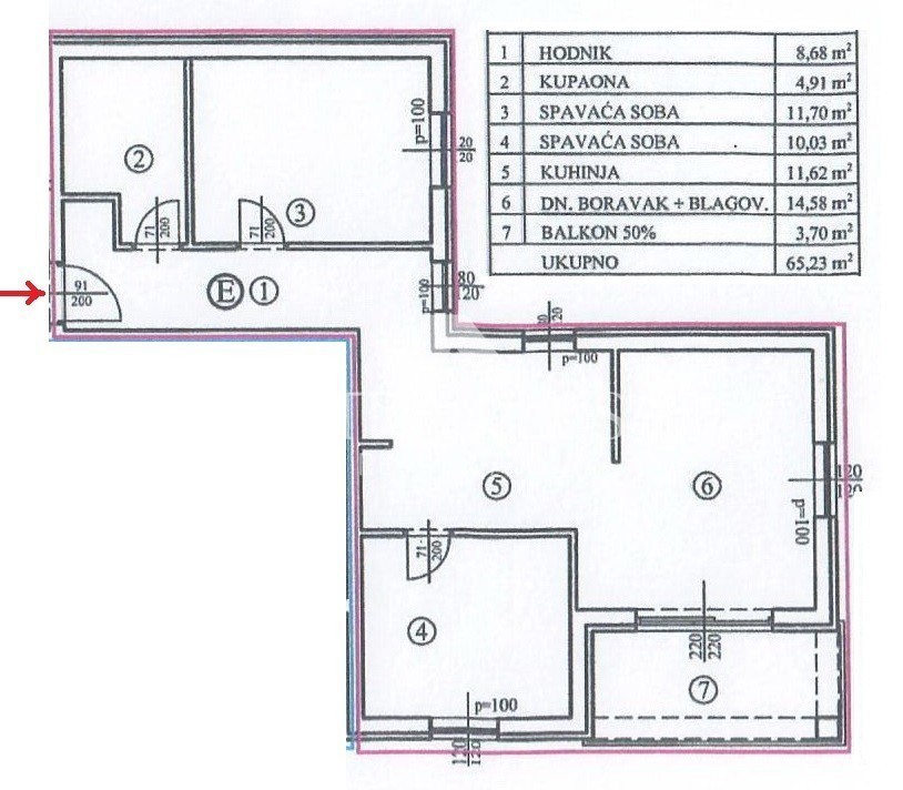 Istra, Poreč - novo stanovanje 65 m2 na okr