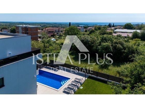 Ekskluzivno, Vabriga - moderna vila s čudovitim pogledom na morje!