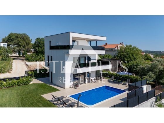 Ekskluzivno, Vabriga - moderna vila s čudovitim pogledom na morje!