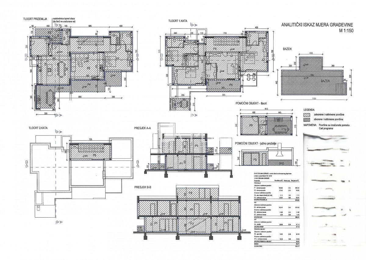 Istra, Poreč 9km - Gradbeno zemljišče (POGLED NA MORJE) z veljavnim gradbenim dovoljenjem in infrastrukturo