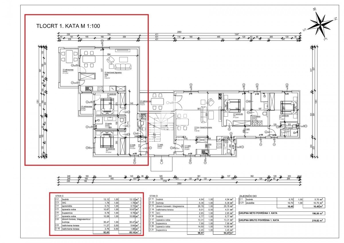 Poreč Istra, Stanovanje v izgradnji 85m2, 1. nadstropje cca. 800m od morja (letalska linija)