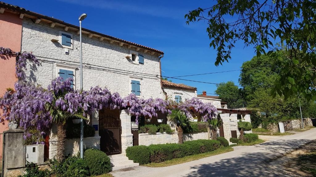 Rovinj, okolica, kamnita vila z bazenom