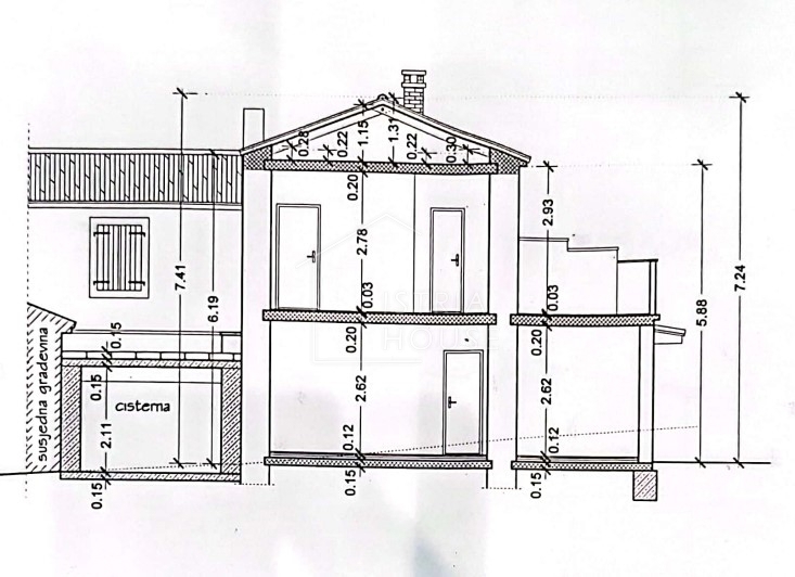 Rovinj, okolica, prodamo družinsko hišo