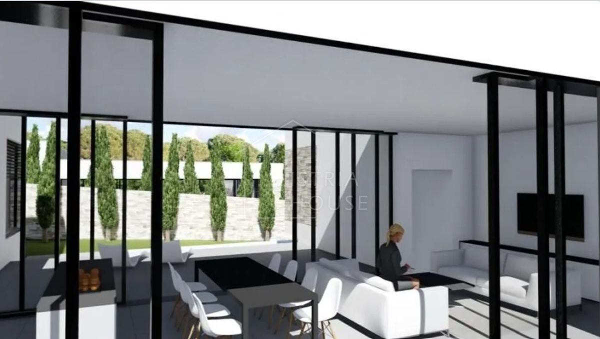 Rovinj, Umgebung, moderne Villa in ruhiger Umgebung