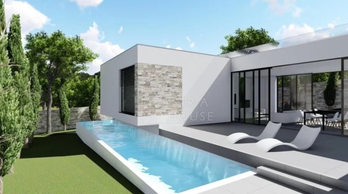 Rovinj, Umgebung, moderne Villa in ruhiger Umgebung