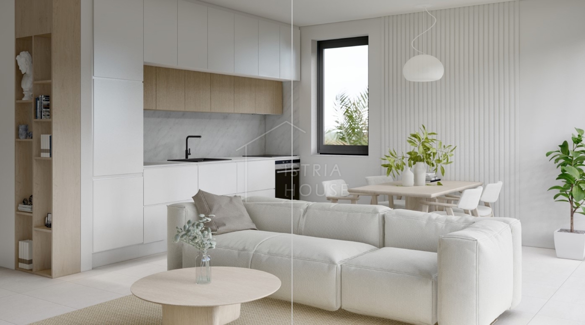 Rovinj, okolica, stanovanje v prvem nadstropju s prostorno teraso