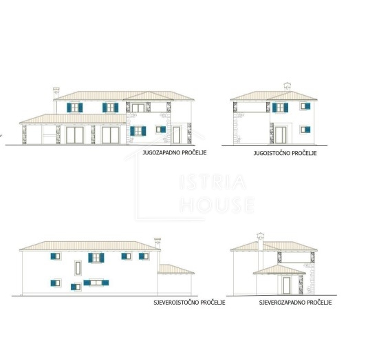 Rovinj, okolica, vila z istrskimi detajli
