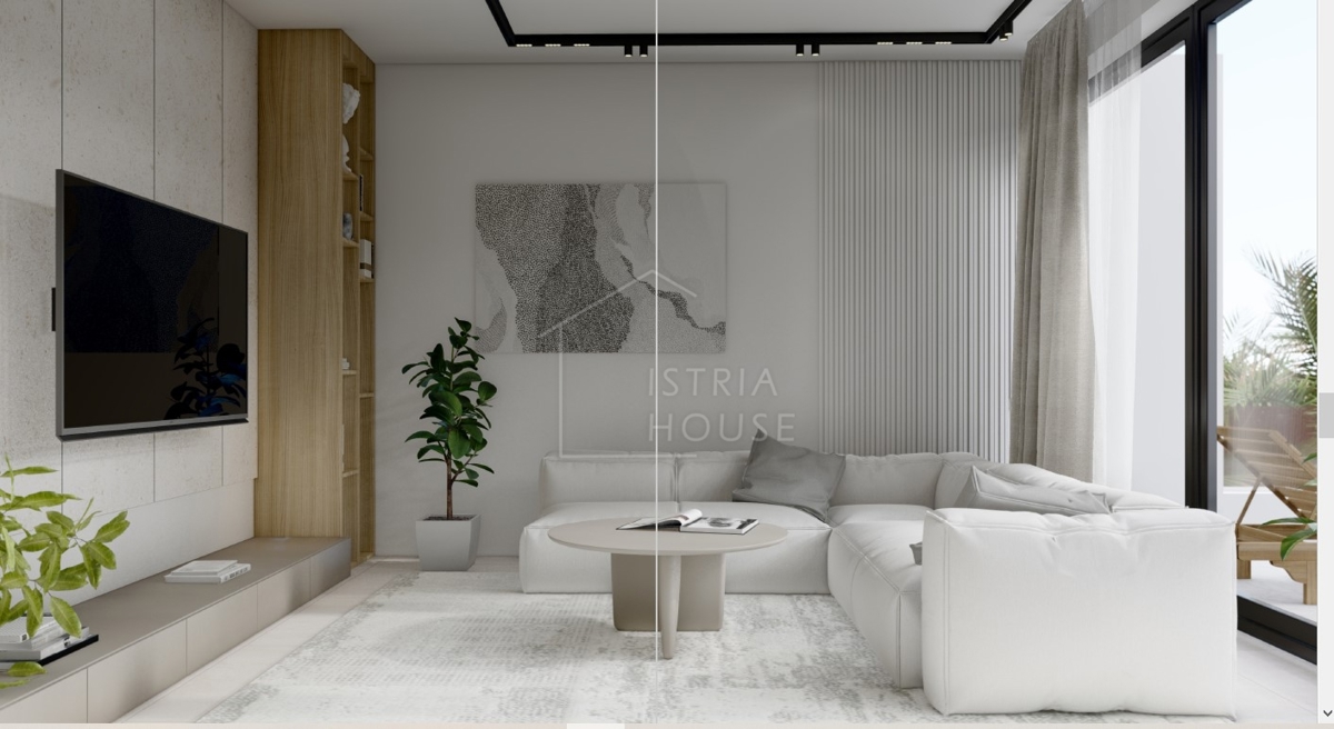 Rovinj, okolica, stanovanje v pritličju z vrtom