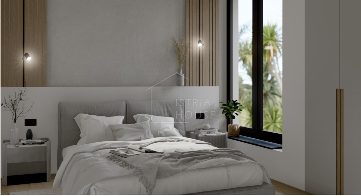 Rovinj, okolica, stanovanje v pritličju z vrtom