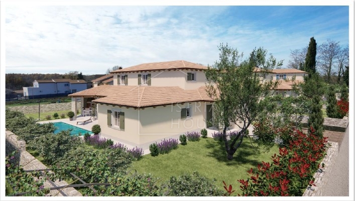 Rovinj, okolica, vila z bazenom v izgradnji