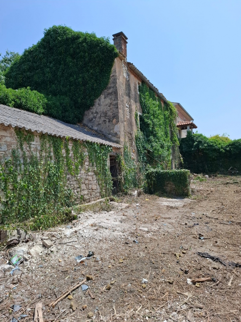 Bale, okolica, veliko zemljišče s hišo za prenovo