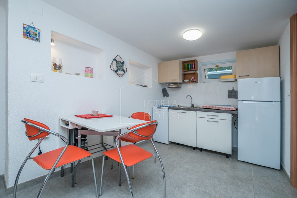 Novigrad, Hiša s tremi apartmaji 50 metrov od plaže