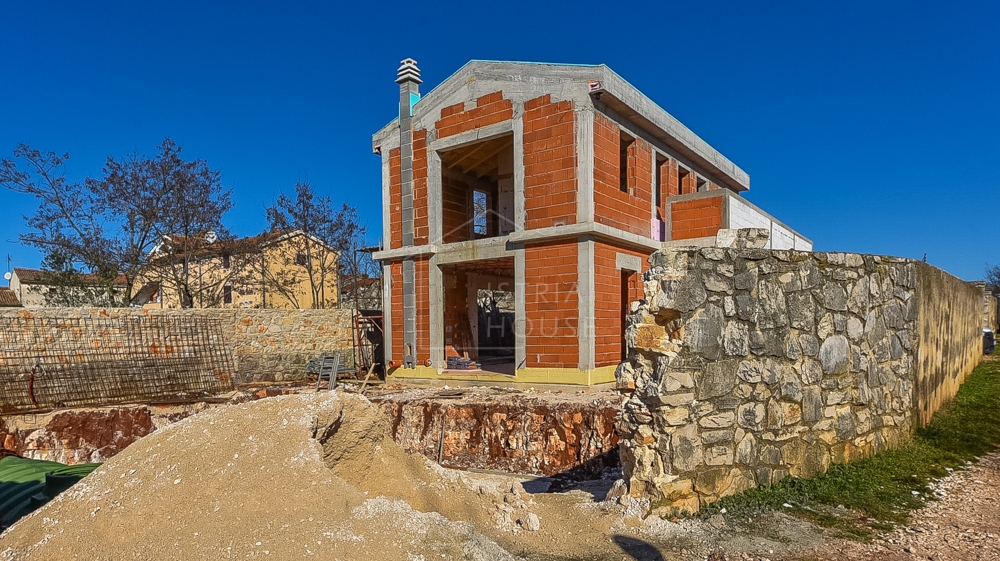 RoRovinj, okolica, dizajnerska vila v izgradnji