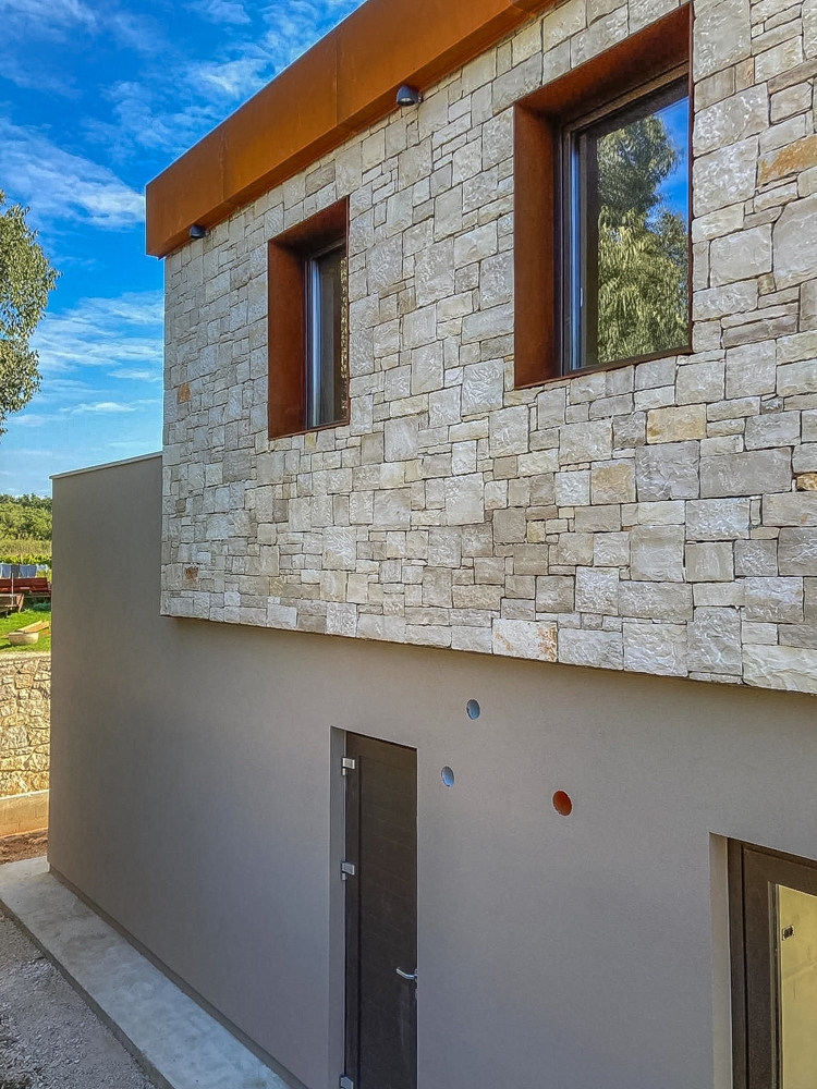 RoRovinj, okolica, dizajnerska vila v izgradnji