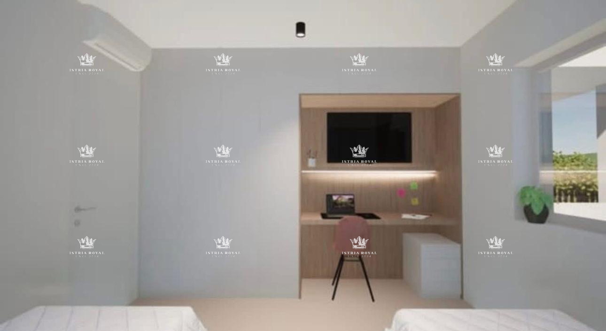 Moderno stanovanje v novogradnji v Umagu, 400 m od morja - 79 m², 2 spalnici + dnevna soba, Istra.